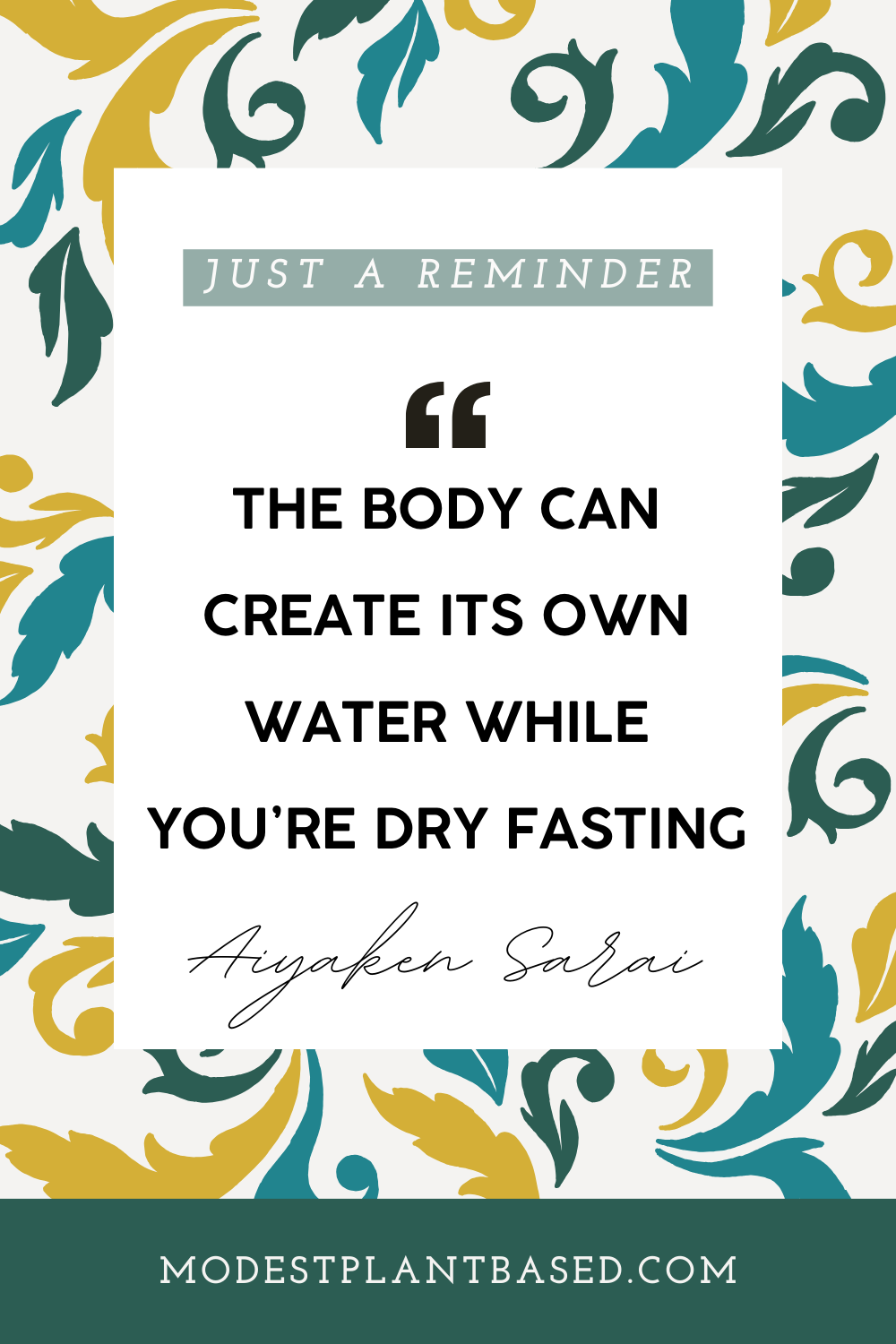 Benefits of dry fasting: Autophagy and powerful transformations.